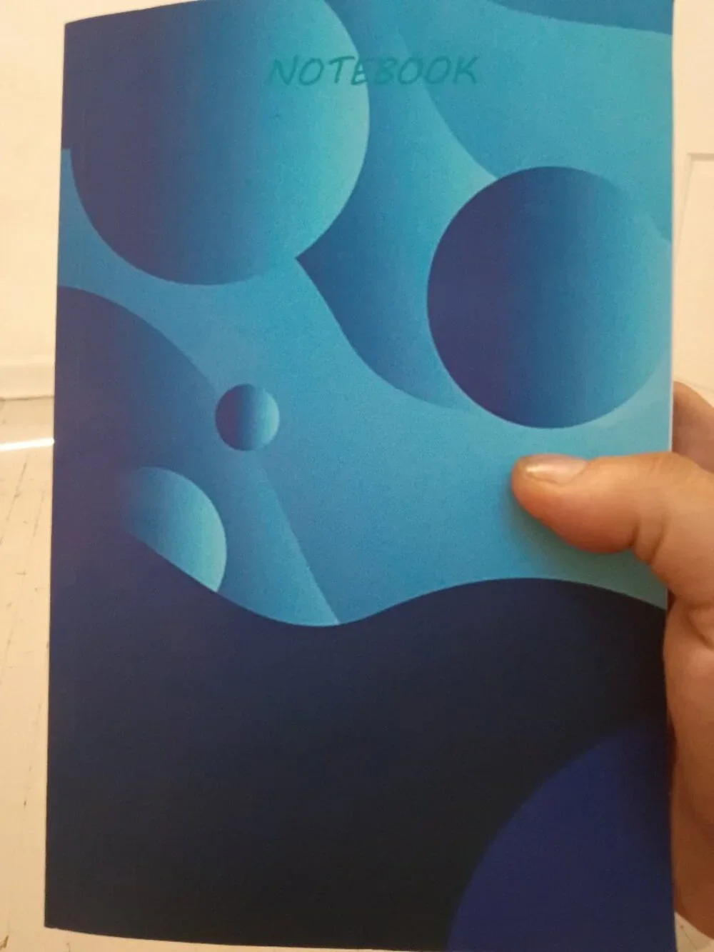 Brand new very cute blue notebook
